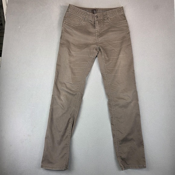 prAna Bridger Jeans Mens 32x34 Brown Slim Fit Stretch 5-Pocket Casual Outdoor - Picture 1 of 10